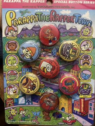 Parappa The Rapper Special Button Series Can Badge Set