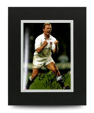 Matt Dawson Signed 10x8 Photo Display Rugbyautograph Memorabilia