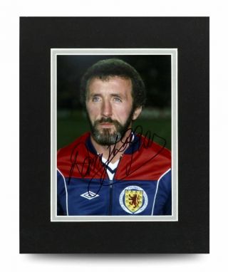 Danny Mcgrain Signed 10x8 Photo Display Scotland Autograph Memorabilia,
