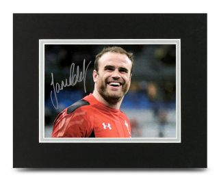 Jamie Roberts Signed 10x8 Photo Display Rugby Autograph Memorabilia