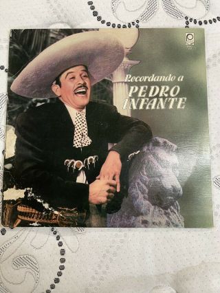 Pedro Infante Vinyl " Recordando A " (double Lp)
