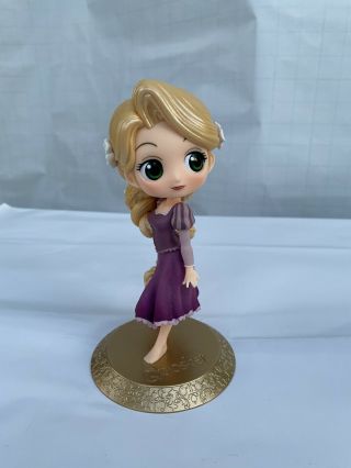 Tangled Rapunzel Q Posket Figure Disney By Banpresto - Gold