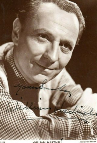 William Hartnell Dr Who Signed Autograph 6 X 4 Inches Vintage Pre Printed Photo