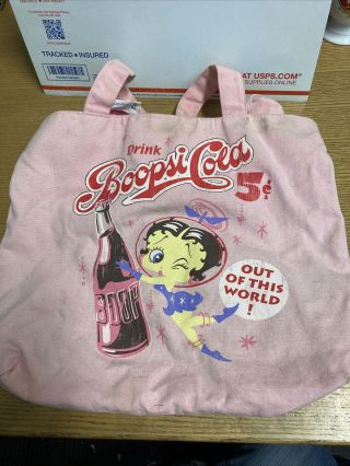Betty Boop Tote Bag Boopsi Cola 2007 King Features Syndications