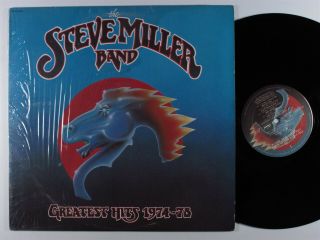 Steve Miller Band Greatest Hits 1974 - 78 Capitol Lp Vg,  Shrink