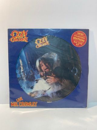 Ozzy Osbourne Lp Picture Disc 1982 Mr.  Crowley (mgp003846)