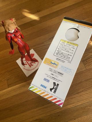 Asuka Langley Neon Genesi Evangelion NERV Logo Stand - Anime Figure Sega 2