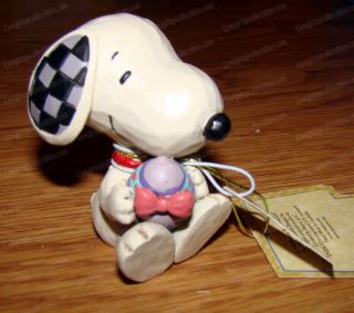 Easter Egg Snoopy (peanuts By Jim Shore Enesco,  6005952) Miniature