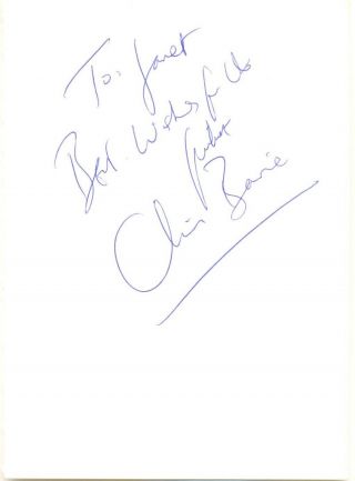 Chris Barrie Signed Autograph Album Page British Actor Red Dwarf Spitting Image