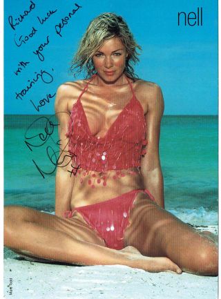 Nell Mcandrew Hand Signed Photograph 8 X 6