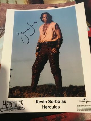Kevin Sorbo Signed 8x10 Photo Hercules Movie Photo