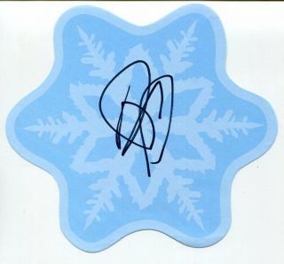 Jose Feliciano Feliz Navidad Light My Fire Singer Signed Autograph Snowflake