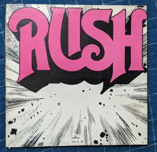 Rush - Self - Titled (debut) Lp 1974 Mercury Vinyl Record Usa Pressing