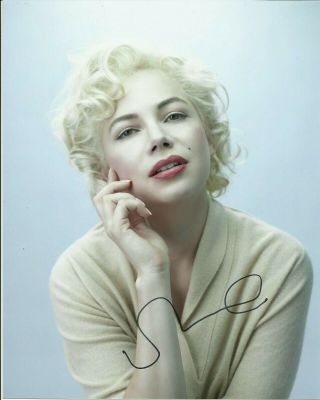 Michelle Williams Signed My Week With Marilyn Photo Uacc Reg 242
