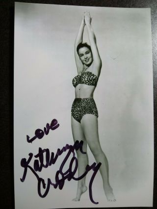 Kathryn Grant Crosby Hand Signed Autograph 4x6 Photo - Bing - Sexy Actress