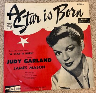 Vtg Judy Garland Australian " A Star Is Born " Orignal Vinyl Lp Phillips Record