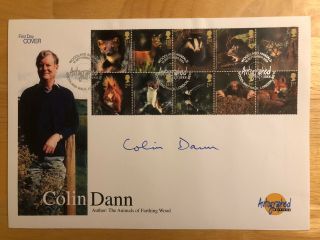 Colin Dann (author - Animals Of Farthing Wood) Signed Fdc (autographed Editions)