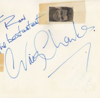 Craig Charles,  Heather Scott Signed Autograph Book Page British Actor Red Dwarf
