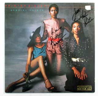 Anita & Ruth Pointer Signed Album The Pointer Sisters Special Things W/ 2 Autos