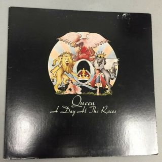 1976 Queen Vintage Vinyl Record A Day At The Races Album Freddie Mercury
