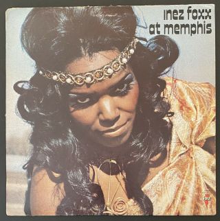 Inez Foxx At Memphis Lp 1973 1st Press Volt Vos - 6022 - Vg,  Vinyl Soul R&b Funk