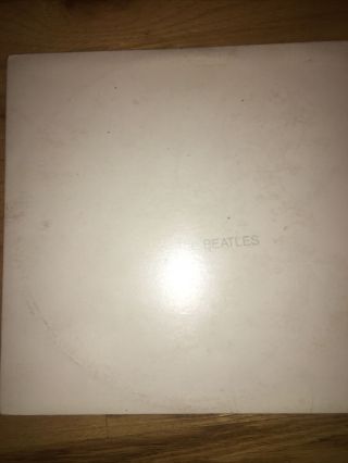 The Beatles White Album Capitol Swbo - 101 Vinyl Orange Label/glossy/free Shiping