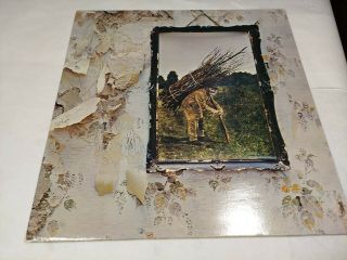 Led Zeppelin Iv Zoso Vintage Vinyl (1971 Atlantic Sd 19129)
