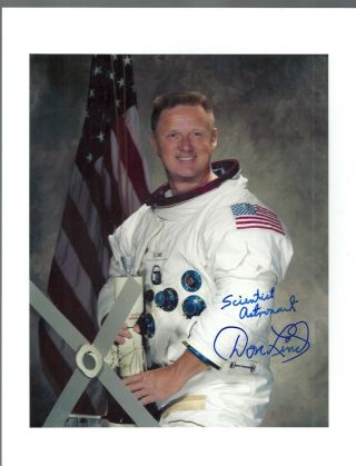 Apollo 20 Astronaut Don Lind Autograph,  Hand Signed