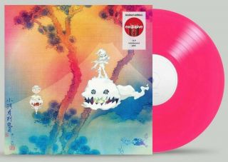 Kids See Ghosts Kanye West Limited Exclusive Translucent Pink Colored Vinyl Lp