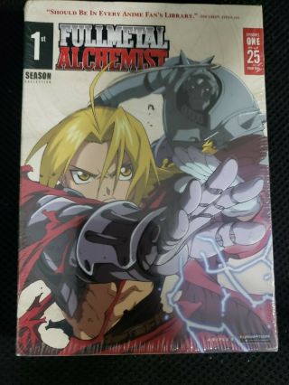 Rare Fullmetal Alchemist - The Complete First Season (dvd,  2010,  4 - Disc Set)