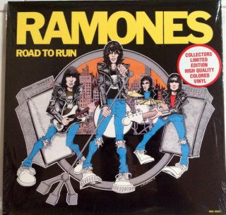 The Ramones Road To Ruin (1978) Lp Ltd.  Ed.  Red Vinyl Punk Fast