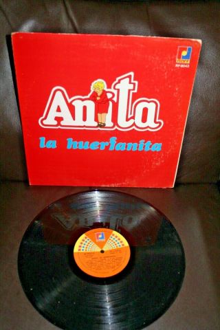 Annie Musical Mexico Cast Ost Sung In Spanish 1979 12 " Lp Robert W.  Lerner