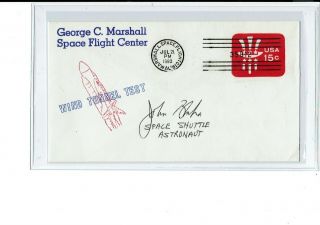 Nasa Space Shuttle Astronaut: John E.  Blaha Autograph Signed Cover