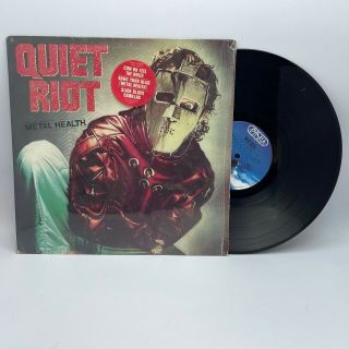 Quiet Riot ‎metal Health 1983 In Shrink W/ Hype Sticker Vinyl Lp Metal