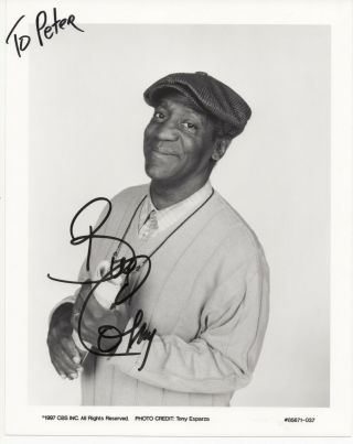 Bill Cosby Signed Autographed 8x10 Black And White Photo The Cosby Show