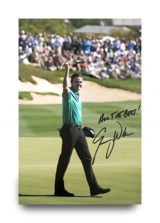 Jimmy Walker Signed 12x8 Photo Golf Autograph Memorabilia