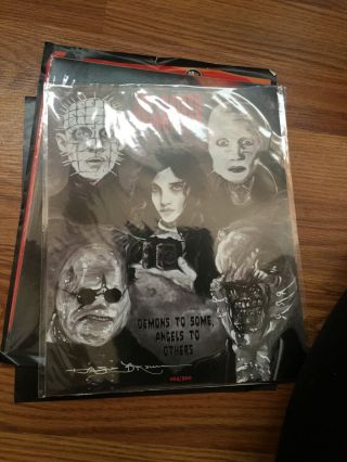 Bam Box Exclusive Hellraiser Fan Art Print Variant /500 With Signed By Art
