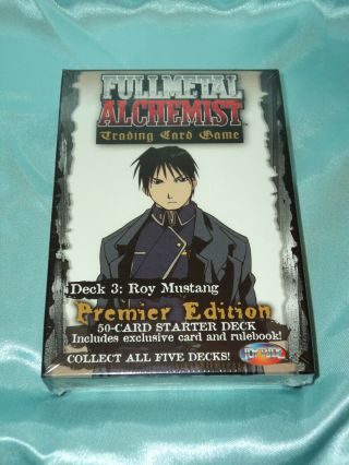 Fullmetal (full Metal) Alchemist Tcg/ccg Starter Deck Roy Mustang