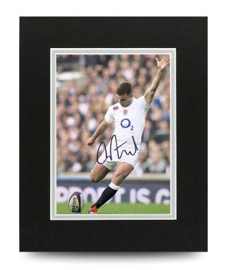 George Ford Signed 10x8 Photo Display Rugbyautograph Memorabilia