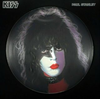 Paul Stanley Kiss Picture Disc Vinyl Record