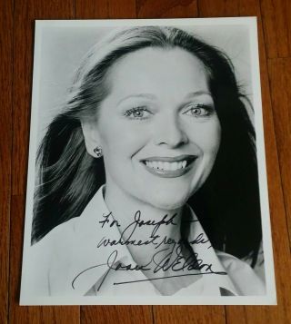 Joan Weldon Autographed 8x10 B&w Photo Classic Sci - Fi Actress Them