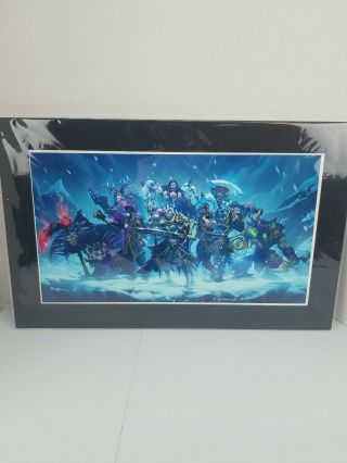 Blizzcon 2018 Hearthstone Days Of The Frozen Throne Limited Art Print 312/350