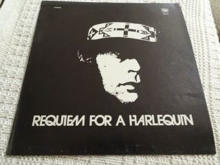 David Allan Coe Sss Lp 31 Requiem For A Harlequin Cover Only No Record