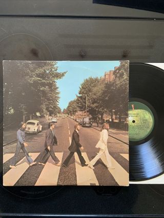 Abbey Road By The Beatles (lp,  Apple So - 383) Vinyl Record Album Early Press Vg,