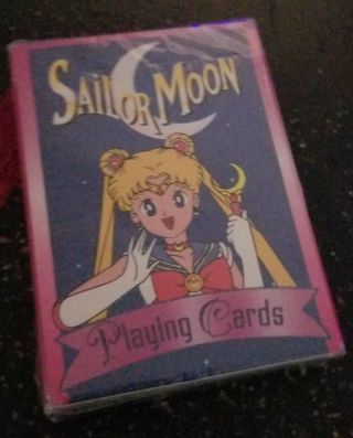 Vintage Toei 1995 Sailor Moon Playing Cards Us Playing Card Company Cosplay