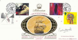 Inventors First Day Cover 1999 Certified Signed Patrick Moore