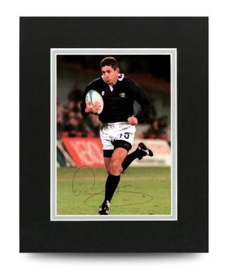 Gavin Hastings Signed 10x8 Photo Display Rugby Autograph Memorabilia