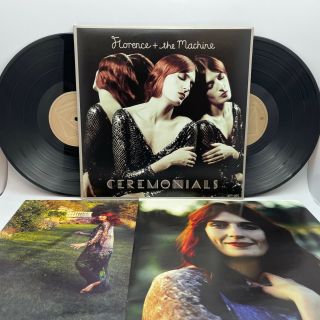 Florence,  The Machine Ceremonials 2011 Alt Pop Rock Double Lp Vinyl Record Vg,