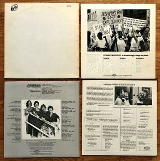 4 Lesbian Related LP Records Berkeley Women ' s Music Collective Tryin ' To Survive 2