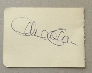 Alma Cogan & Jimmy Edwards.  Handsigned Signatures On Album Page.